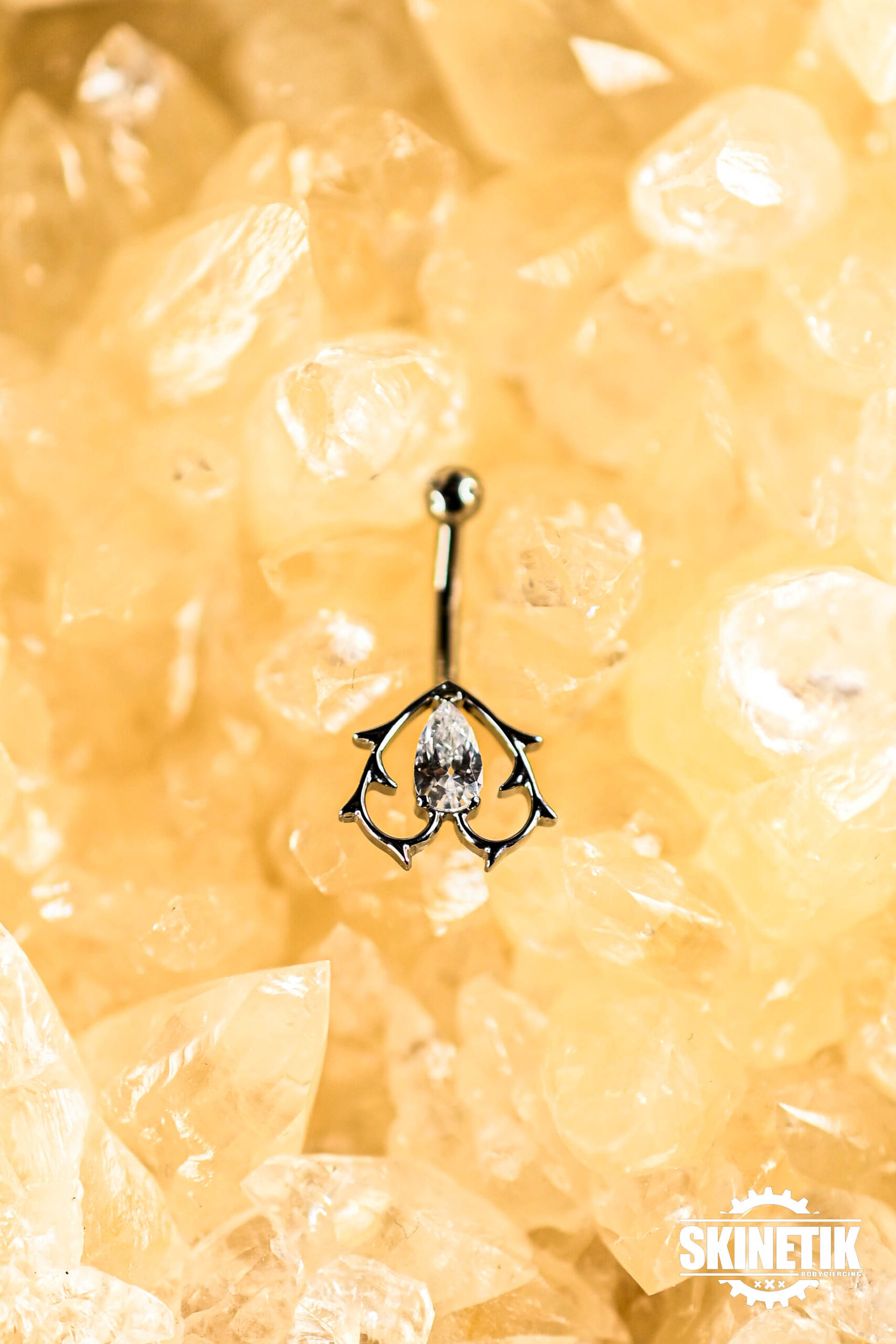 Banane rook titane argenté Coeur