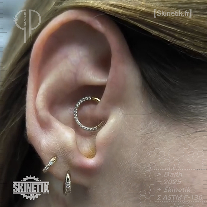 Piercing daith