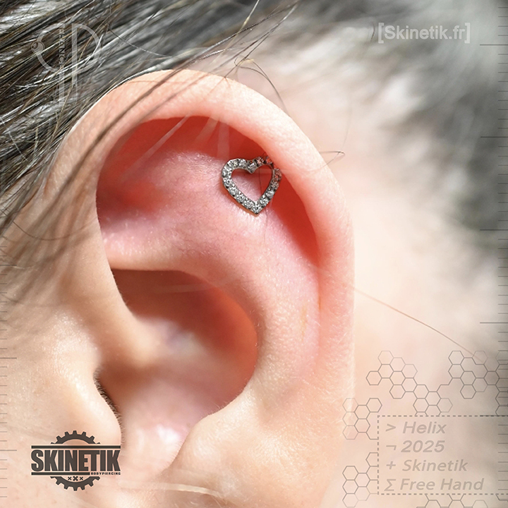 Piercing hélix